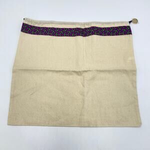 Tory Burch Purple Graphics Band Dust Bag 15.5 X 13.5